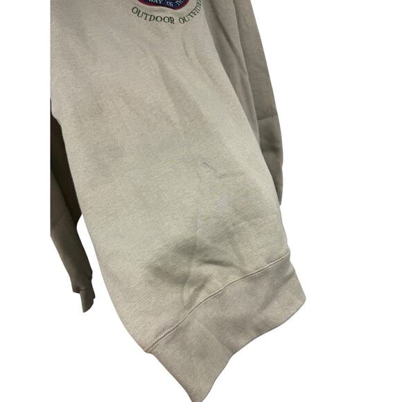 NWT Vtg Great American Mens Wolfs Wilderness Outdoor Crossover Sweatshirt Sz XL - Picture 2 of 7